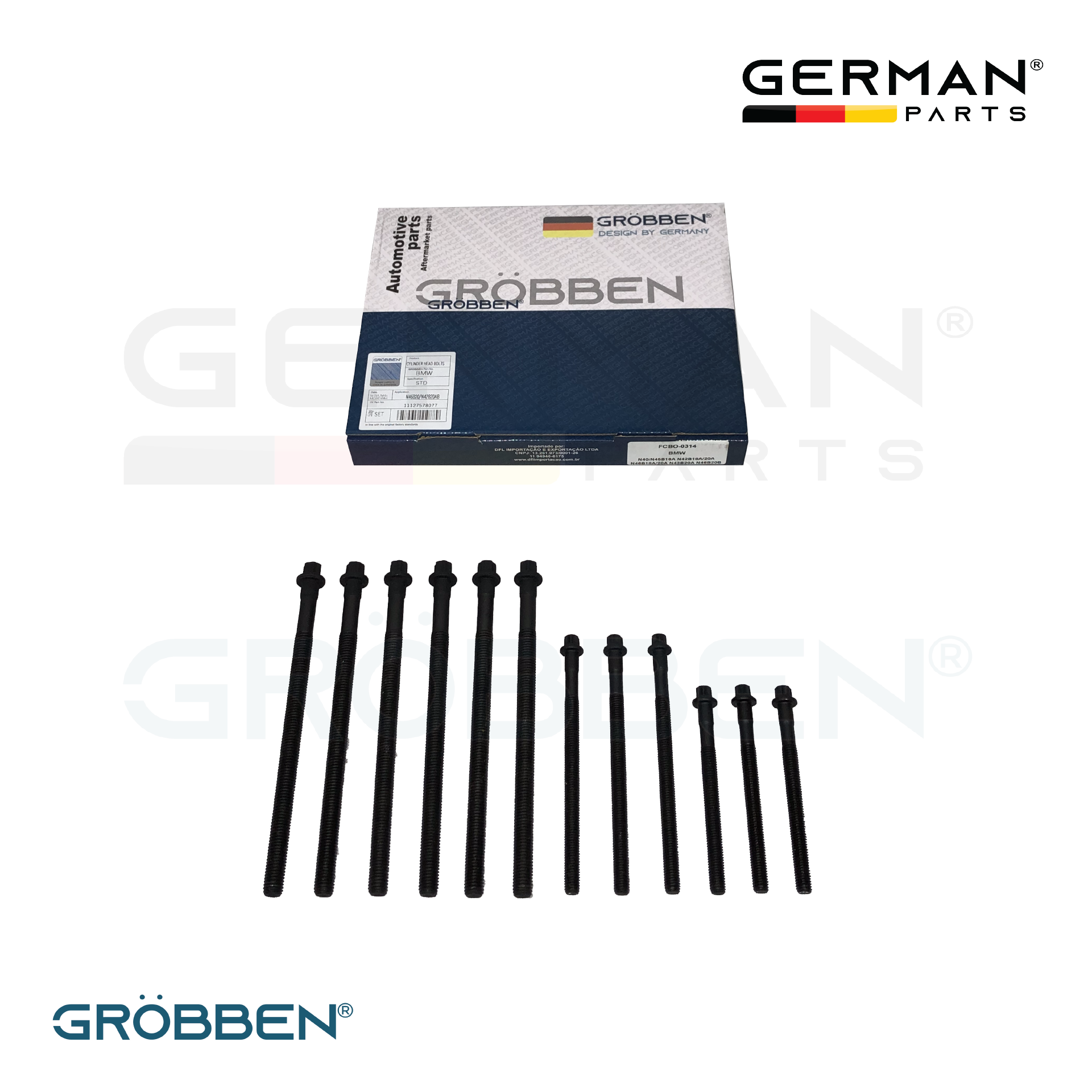 Parafuso de Cabeçote BMW N46 New - Grobben - Imagem 2