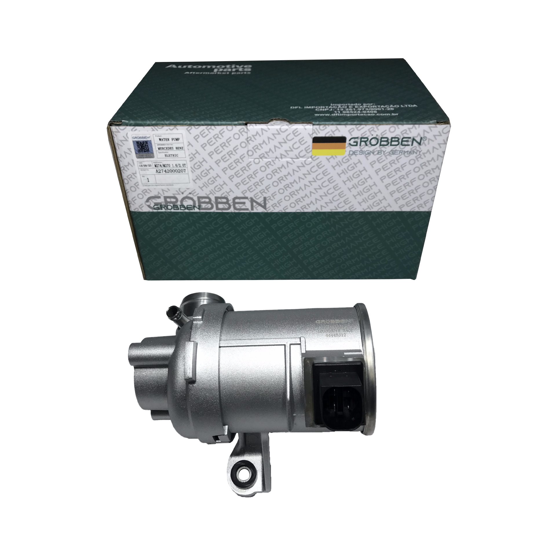 Bomba de Água Elétrica MERCEDES M270/M274 1.6T/2.0T - Grobben