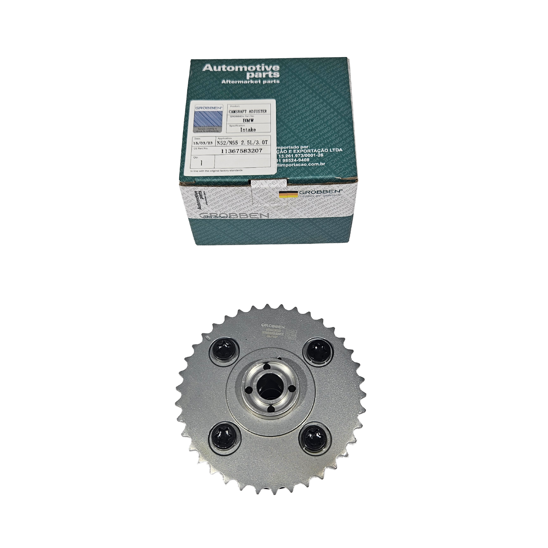 Polia de Comando Variável BMW N52/N55 3.0T (Admissão) - Grobben