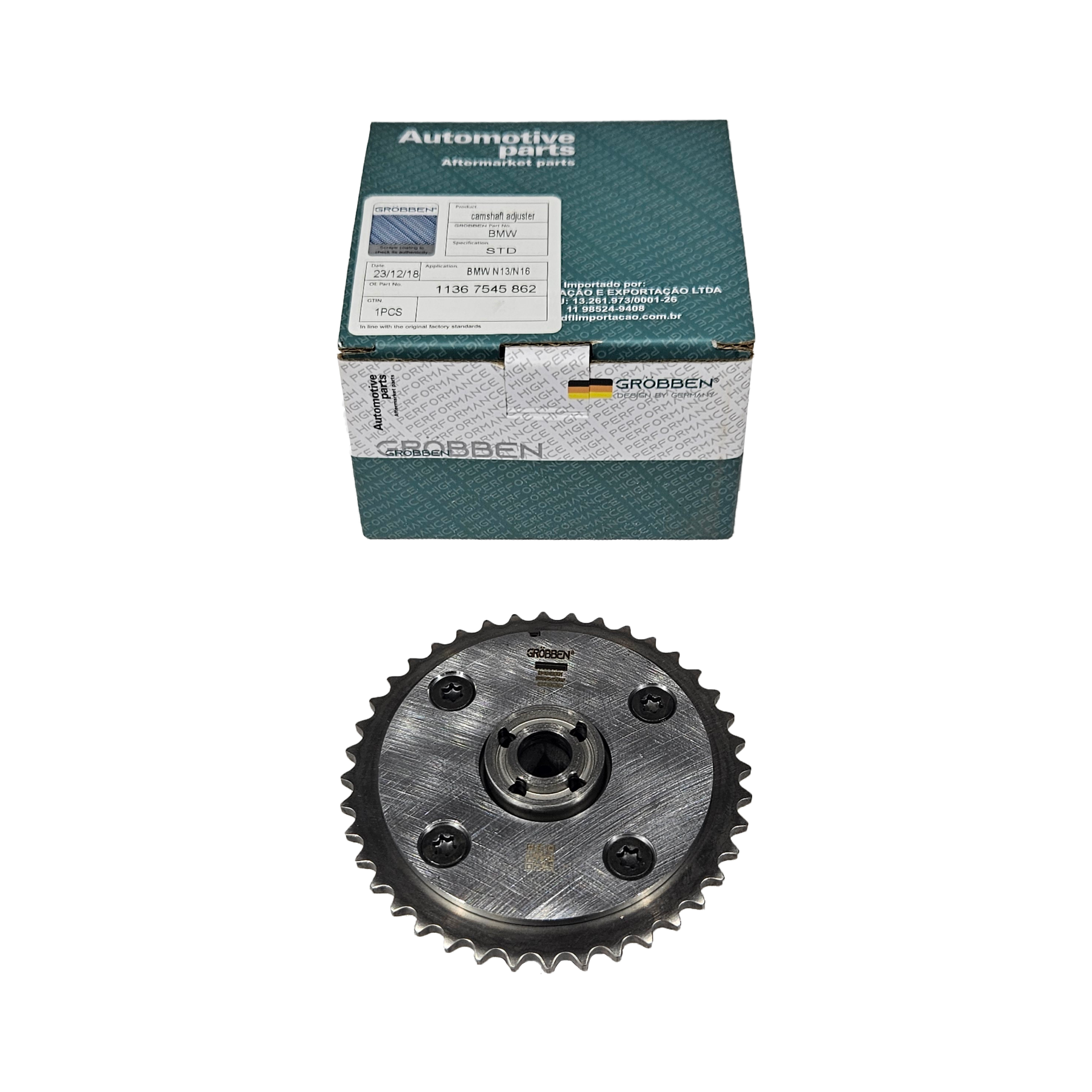 Polia de Comando Variável MINI N12 / N13 / N14 / N16 / N18 (Admissão) - Grobben