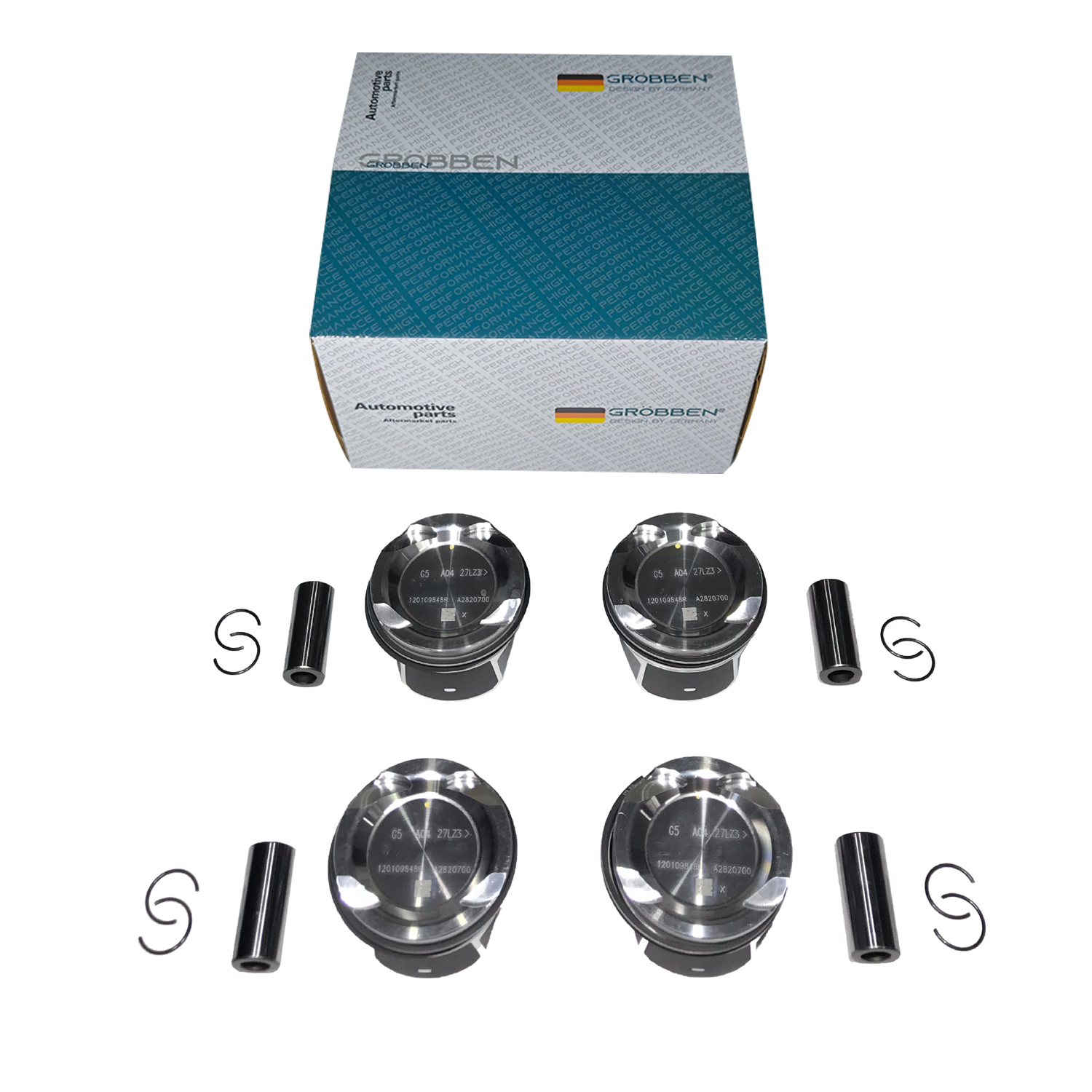 Kit Pistão MERCEDES M282 1.3 Turbo STD - Grobben