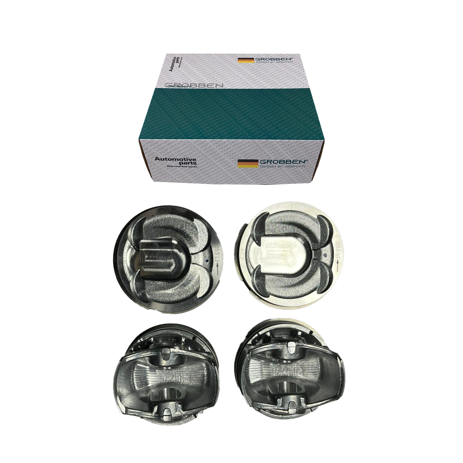 Kit Pistão LAND ROVER 204PT 203HP 2.0T STD (4unid) - Grobben