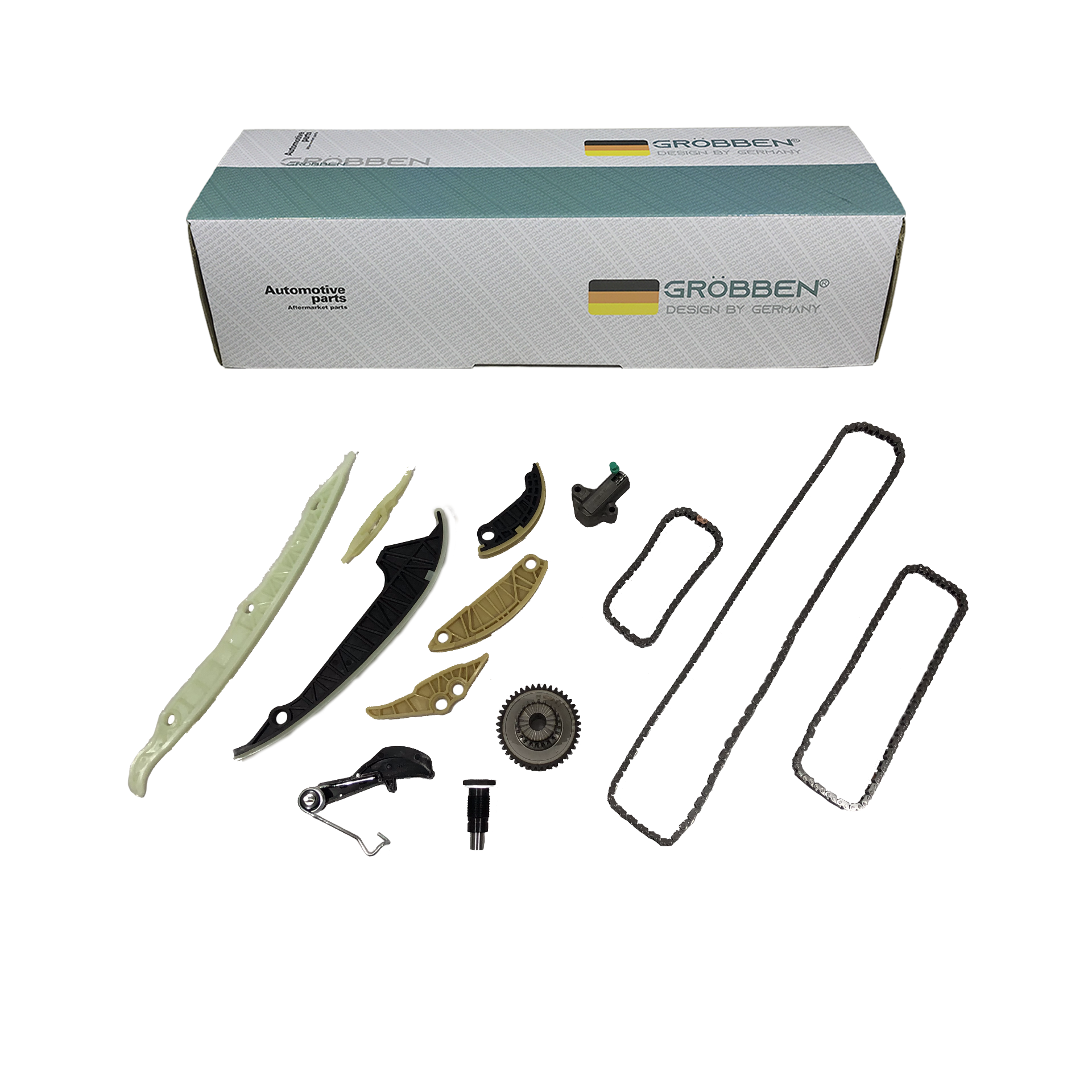 Kit de Corrente de Comando AUDI EA888 1.8T/2.0T III GERAÇÃO - Grobben cor:preto