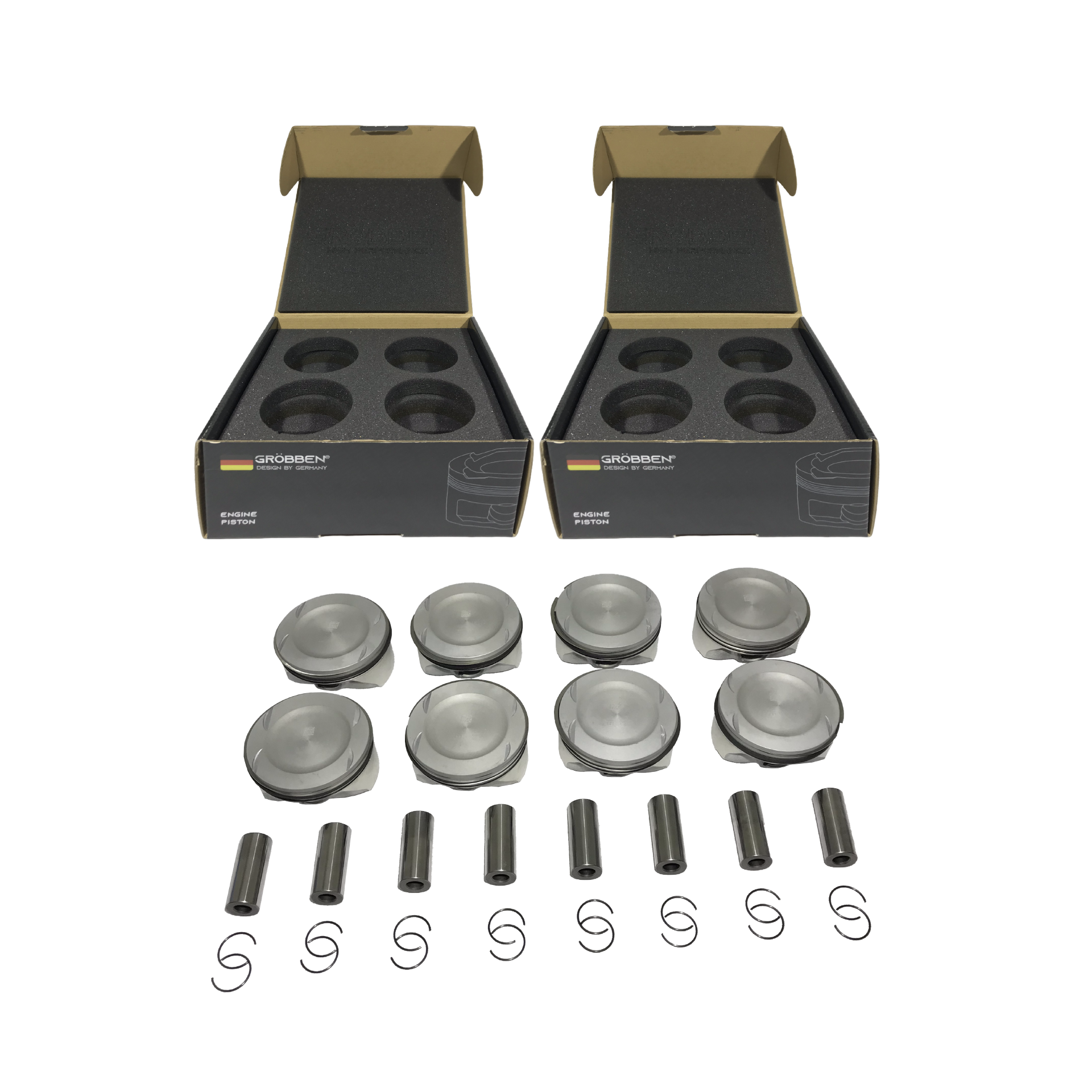 Kit Pistão MERCEDES M157 5.5T V8 STD - Grobben - Imagem 2