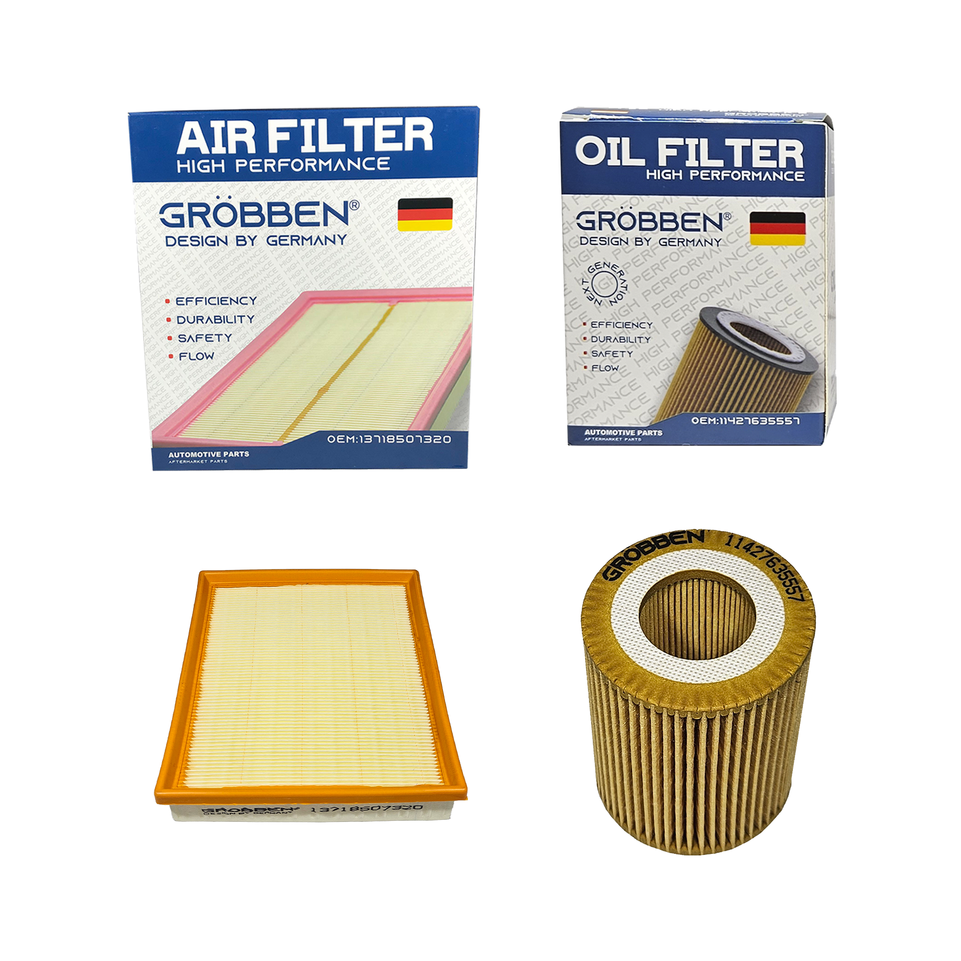 COMBO Filtro de Óleo e Ar BMW N13 1.6T THP - Grobben
