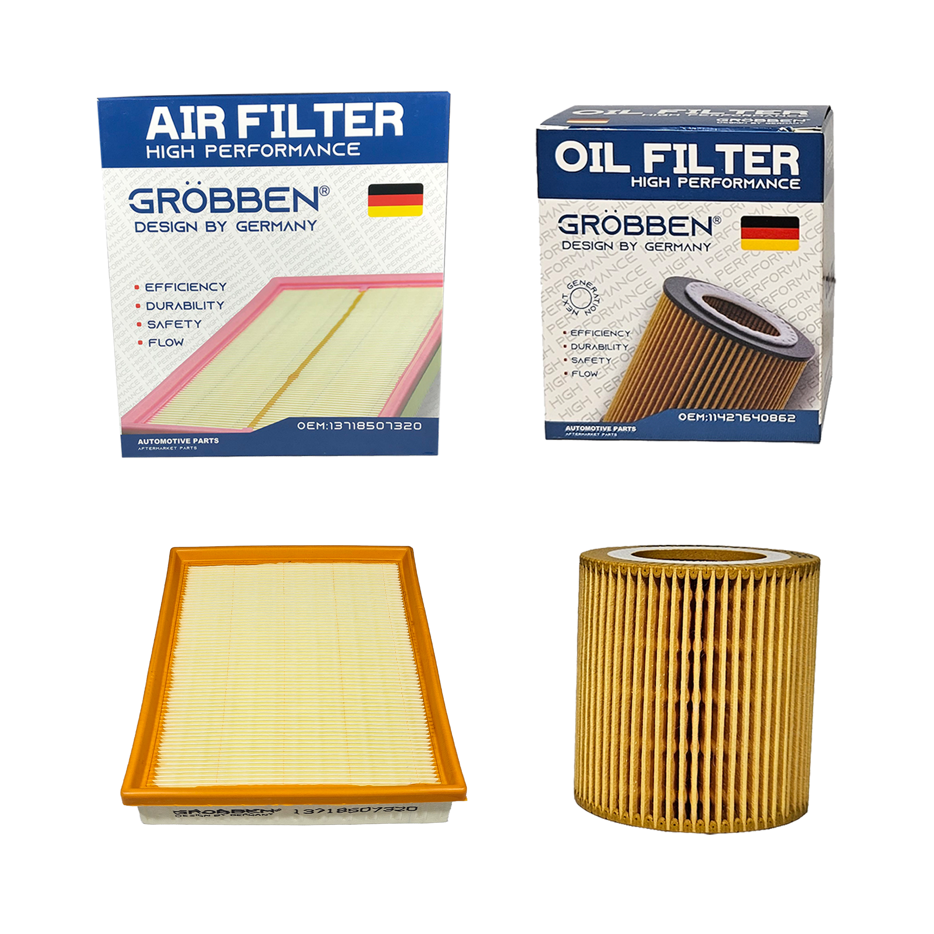 COMBO Filtro de Óleo e Ar BMW N20 2.0T - Grobben