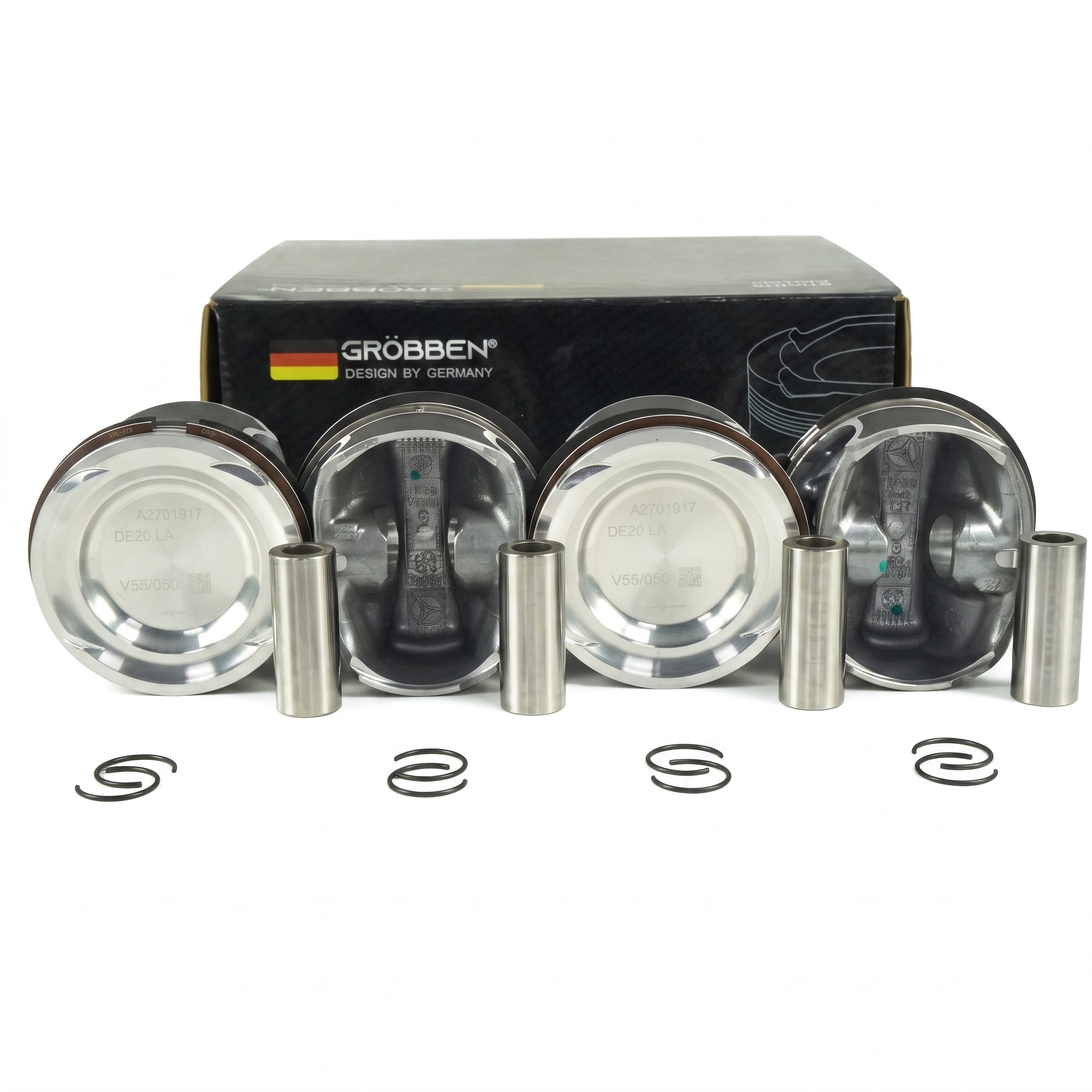 Kit Pistão MERCEDES M270.920 2.0T 0.50 (4unid) - Grobben