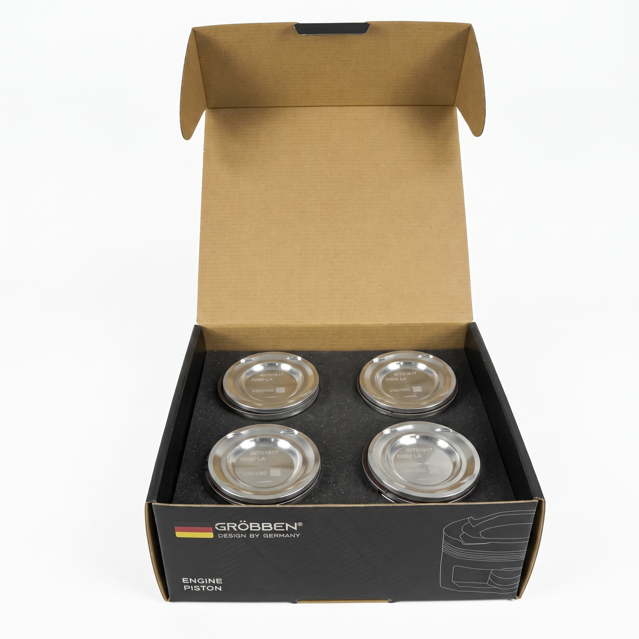 Kit Pistão MERCEDES M270.920 2.0T 0.50 (4unid) - Grobben - Imagem 2